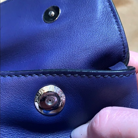 BURBERRY Lapis Blue Brit Rhythm Med. Dalston Hobo - Picture 9 of 10